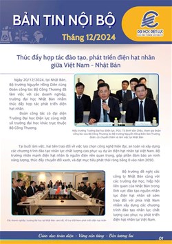 BẢN TIN NỘI BỘ THÁNG 12 CỦA TRƯỜNG ĐẠI HỌC ĐIỆN LỰC