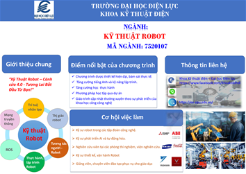 GIỚI THIỆU NGÀNH KỸ THUẬT ROBOT