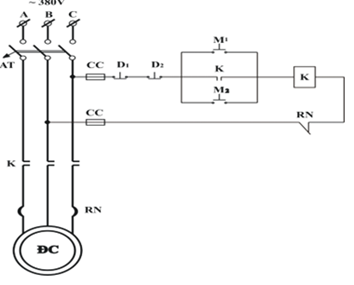 MẠCH ĐIỀU KHIỂN ĐỘNG CƠ 3 PHA LÀM VIỆC TẠI 2 VỊ TRÍ